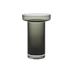 Limelight Rose Vase, smoked grey
