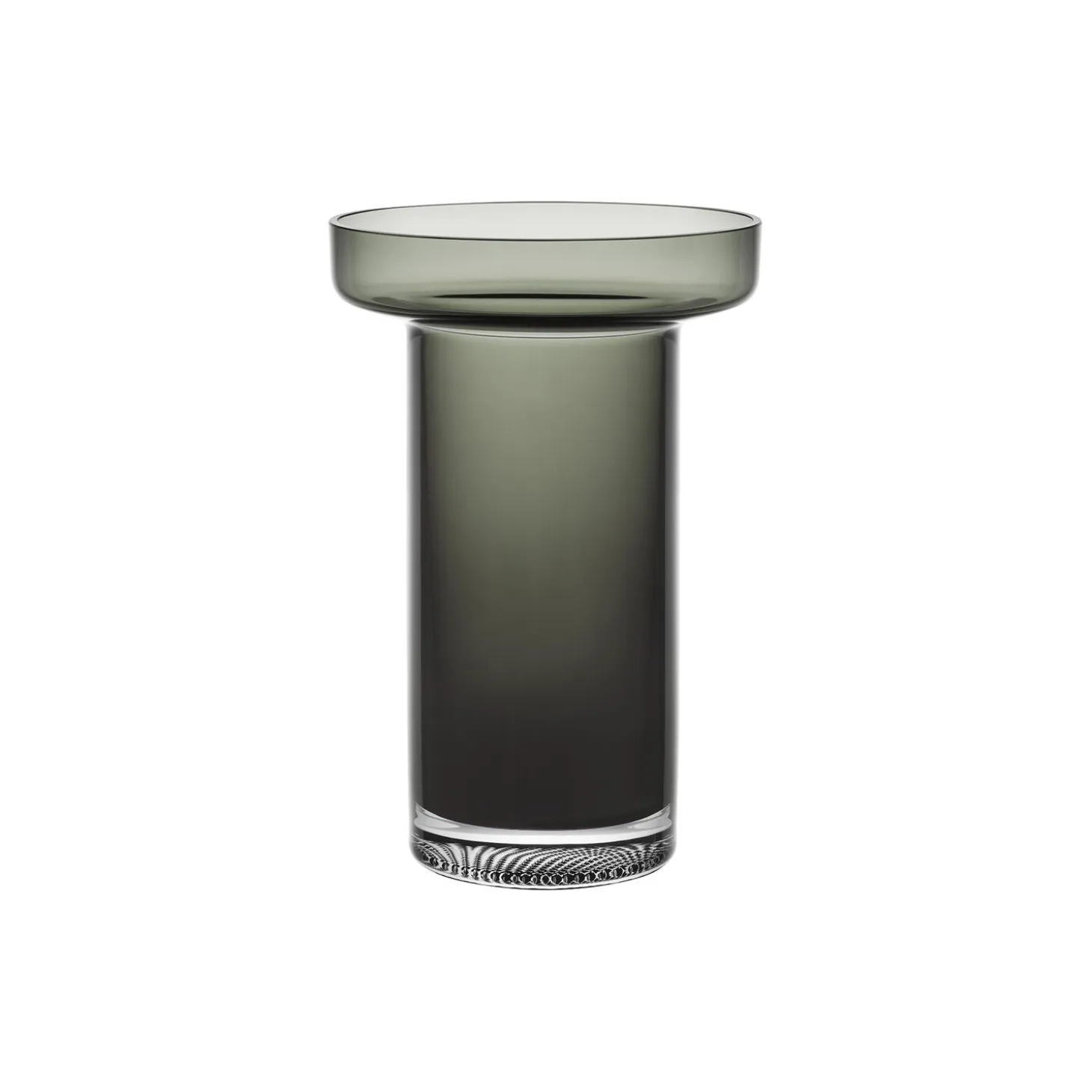 Limelight Rose Vase, smoked grey