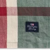 Linen/Cotton Tablecloth, green/red/beige