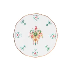Lucia asjett 17 cm, hvit/rød/grønn
