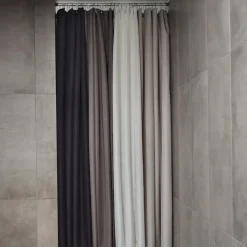 Lux dusjforheng, taupe