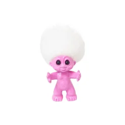 Lykketroll rosa/hvit hår