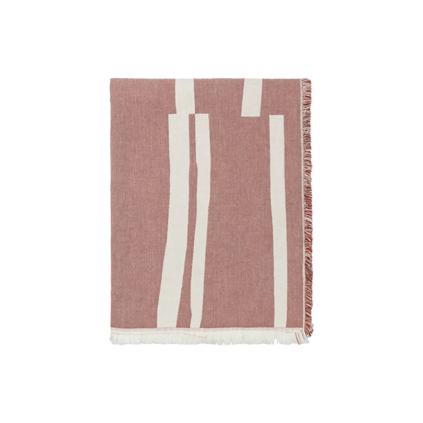 Lyme Grass pledd, rusty red