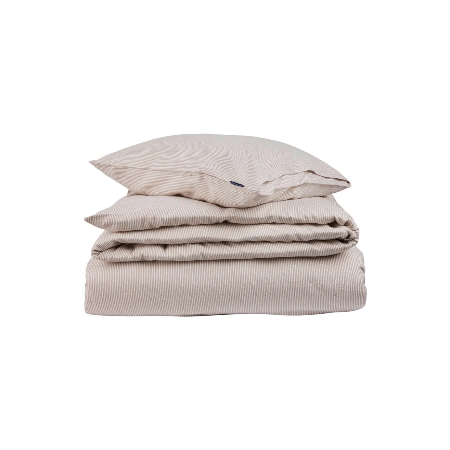 Lyocell Flannel sengetøy, beige/white