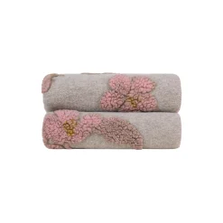 MAGNOLIA Easy boiled wool pledd 150x190cm, rosa