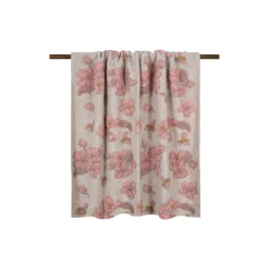 MAGNOLIA Easy boiled wool pledd 150x190cm, rosa