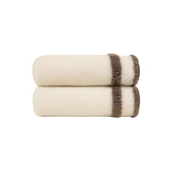 MAGNOLIA Easy boiled wool pledd 150x190cm, rosa