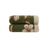 MAGNOLIA GREEN Boiled wool pledd 150x190cm