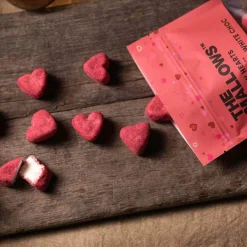 Mallow Hearts Raspberry