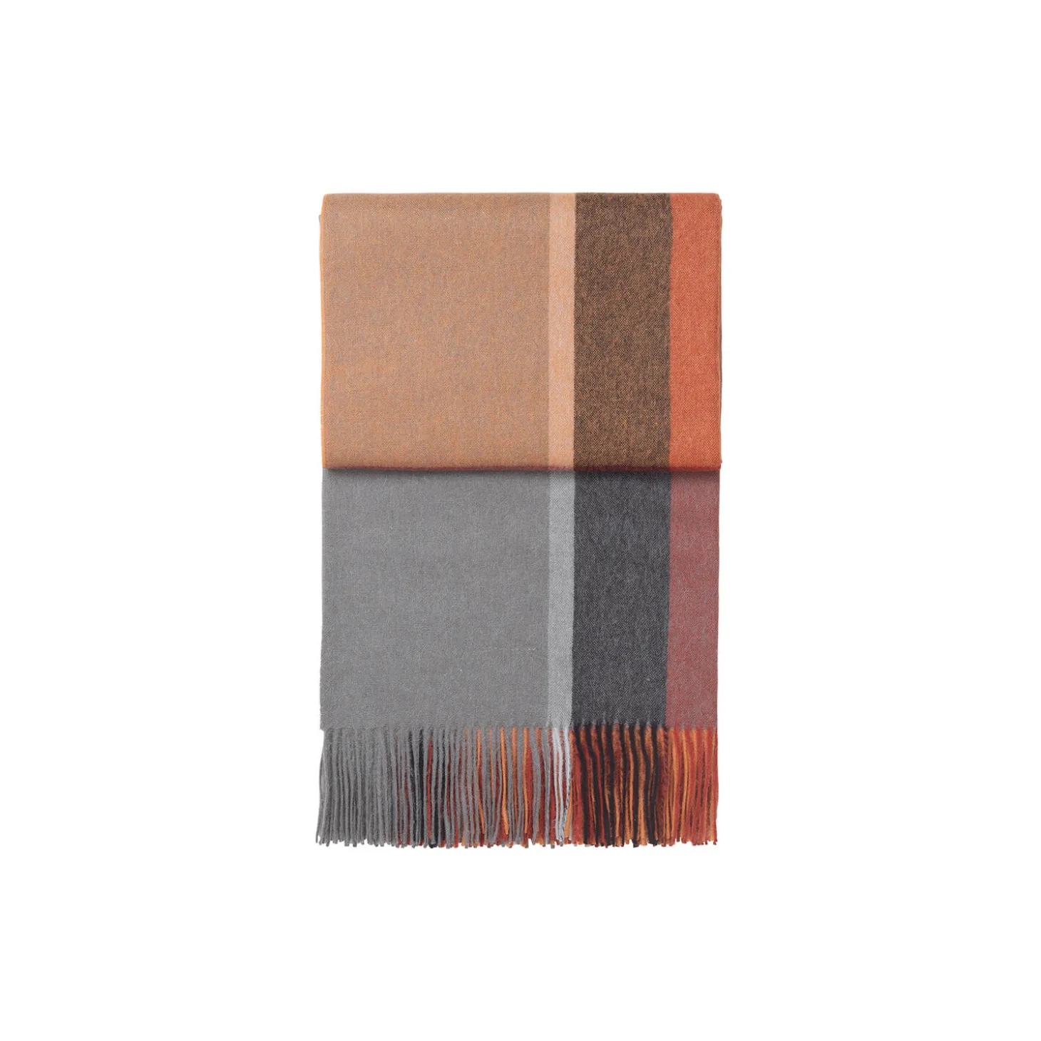 Manhattan plaid, terracotta/red magma