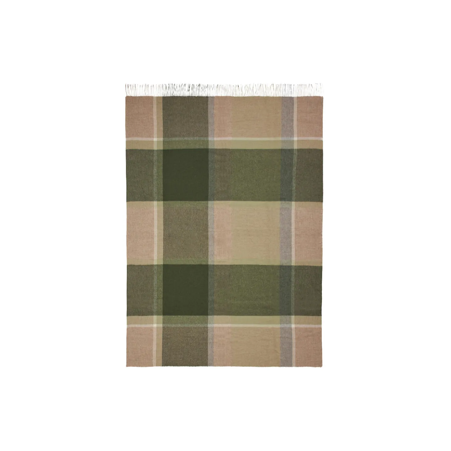 Manhattan pledd, bottle green