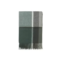Manhattan pledd, evergreen/botanic green