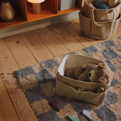 Mara vaskbart teppe, mist blue/warm sand