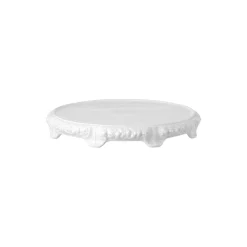 Maria white Tartplate on Foot