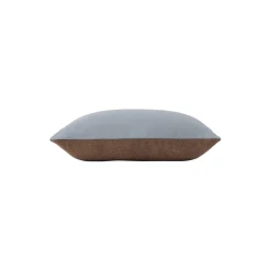 Mingle Cushion, copper brown/light blue