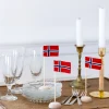 Mini bordflagg norske flagg, rød, hvit, blå