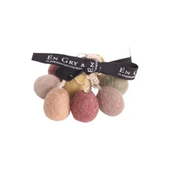Mini egg 8 stk, lys