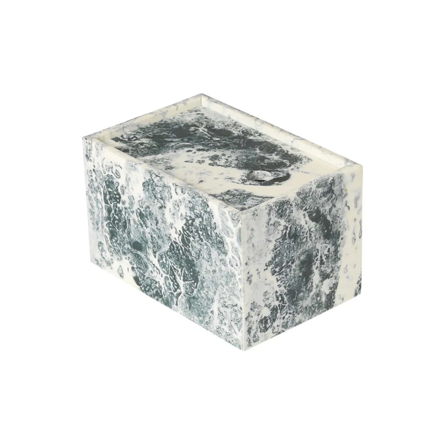 Mist boks 10x15, emerald off-white