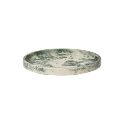 Mist brett Ø 30, emerald off-white