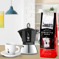 Moka Espresso Maker for Induction, 6 cups