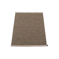Mono gulvløper, dark brown/dark linen