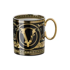Mug with handle, virtus gala black