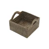 Nitoflett kvadrat kurv, 18 cm