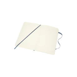 Notebook Leather linjerte sider, blå