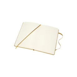 Notebook Leather linjerte sider, gul