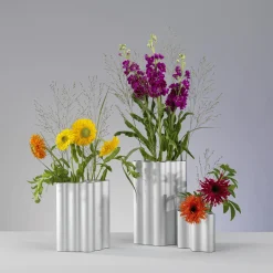 Nuage vase Large, light silver