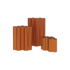 Nuage vase Medium, burnt orange