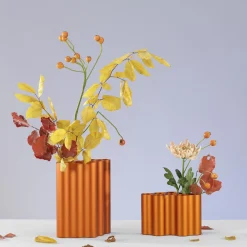 Nuage vase Small, burnt orange