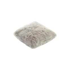 NUBE pute med royal alpakka på én side, silver grey