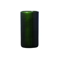 Oak GLAZED H 35 cm vase, emerald green
