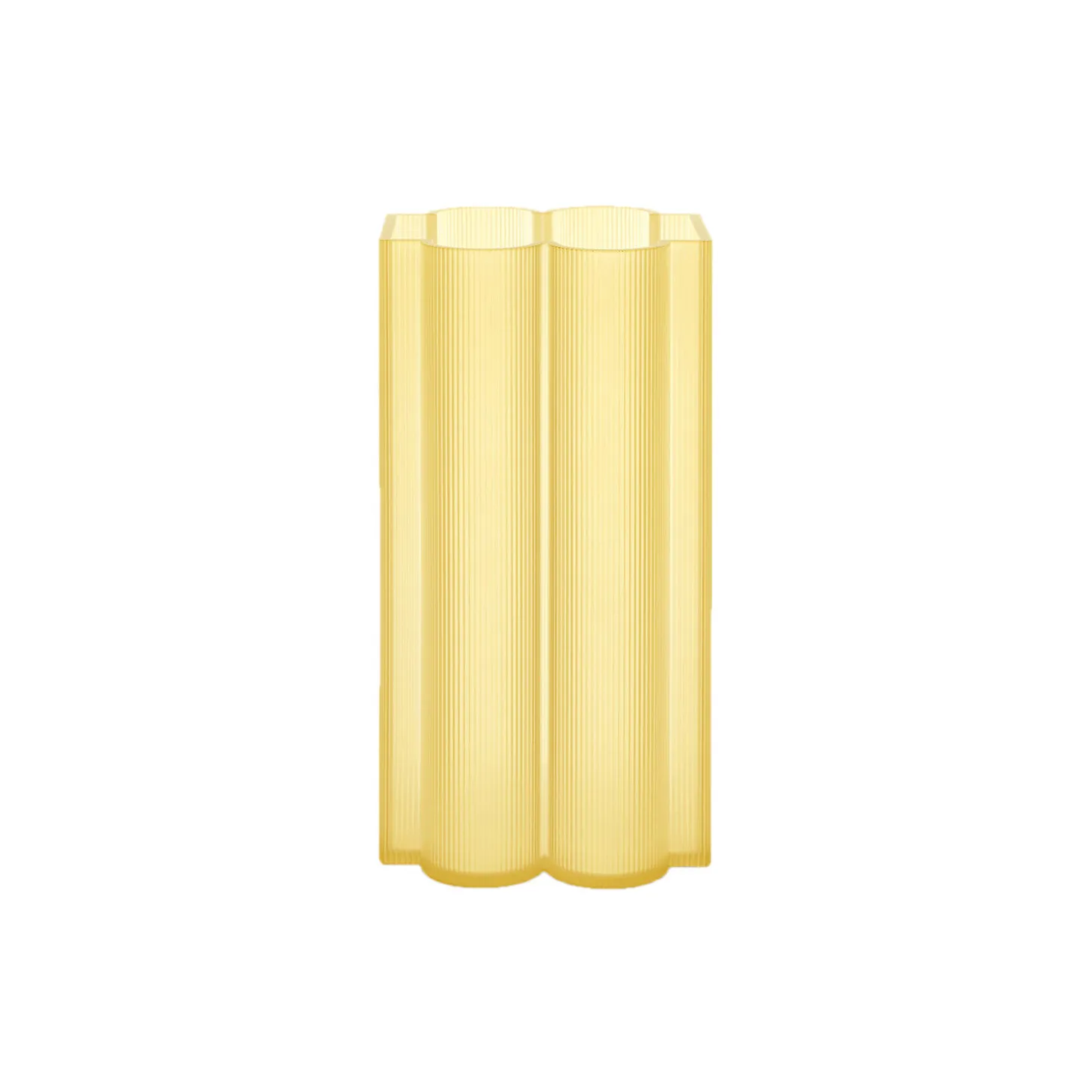 OKRA vase L, yellow