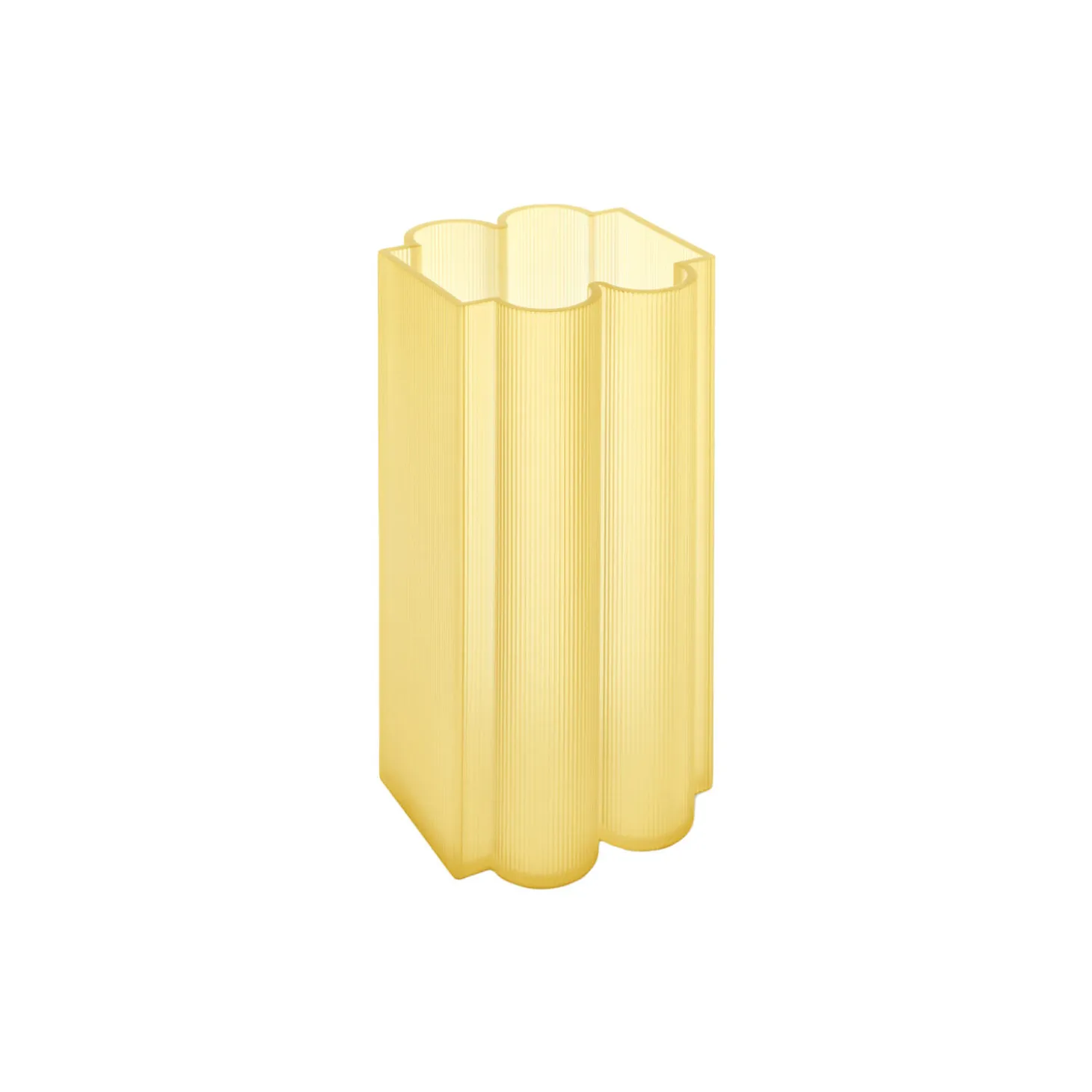 OKRA vase L, yellow