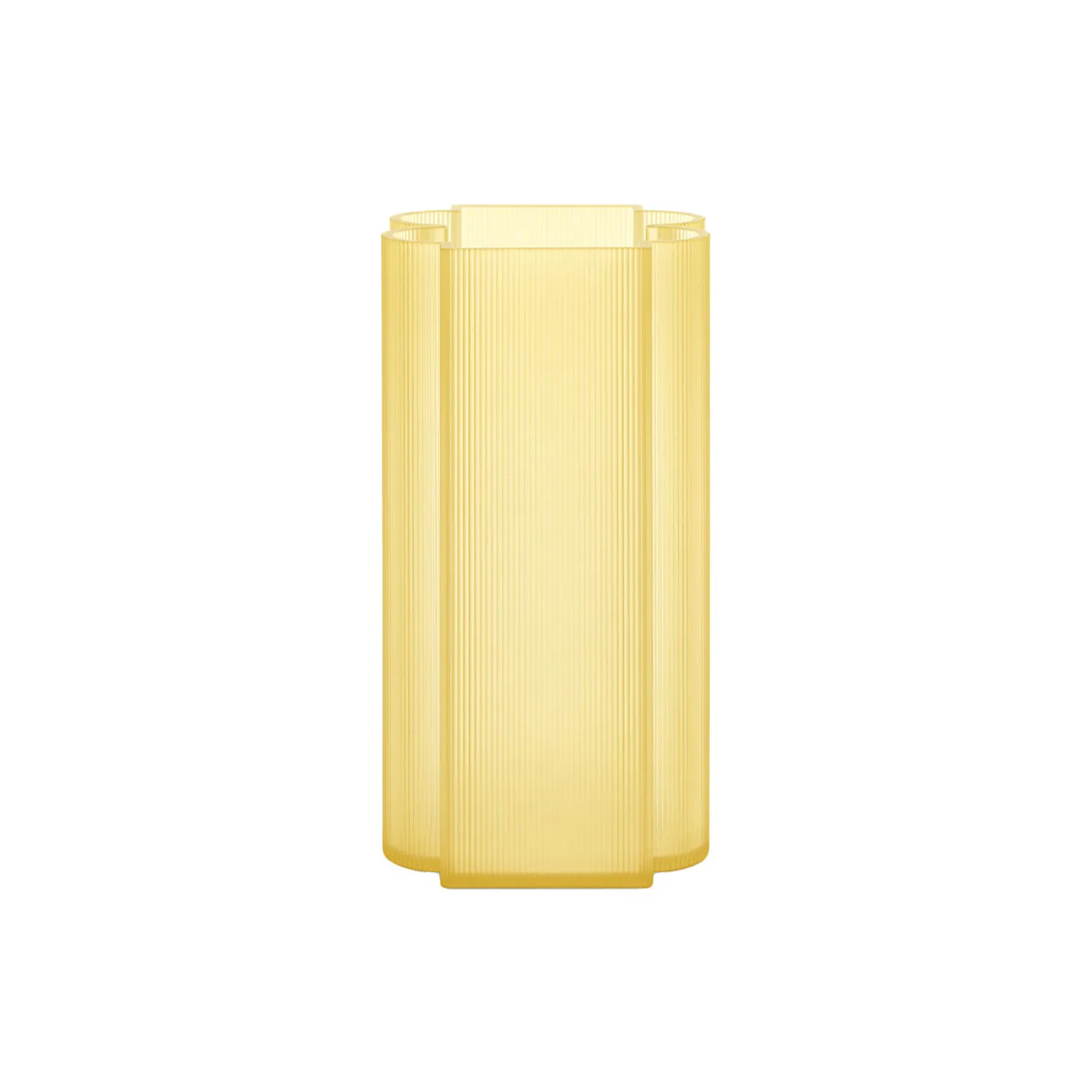 OKRA vase L, yellow