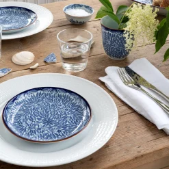 Ostindia Floris tallerken 16 cm, blå