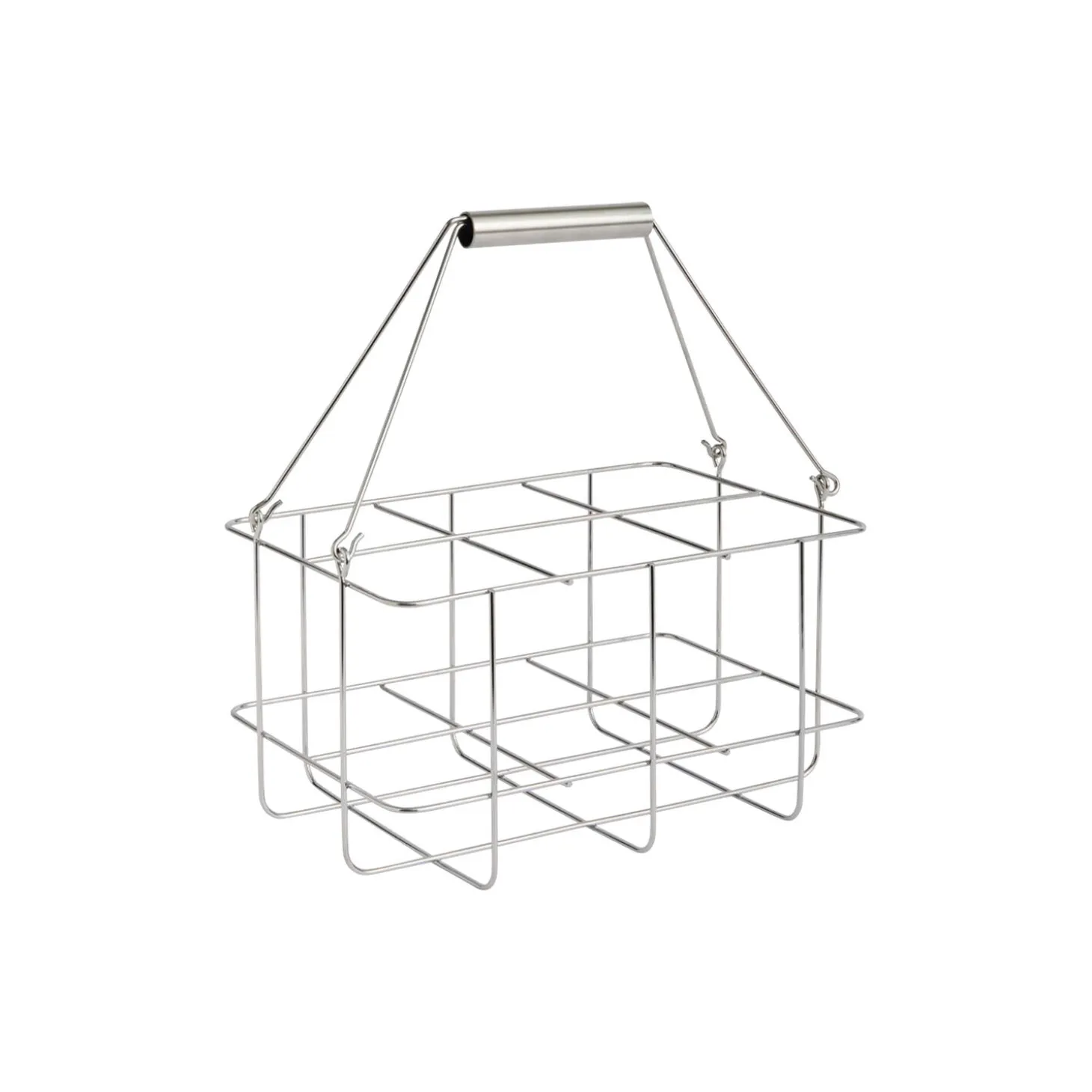 Outdoor Market Bottle Carrier, stainless steel