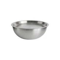 Outdoor Market Steel Bowl with Lid, stainless steel