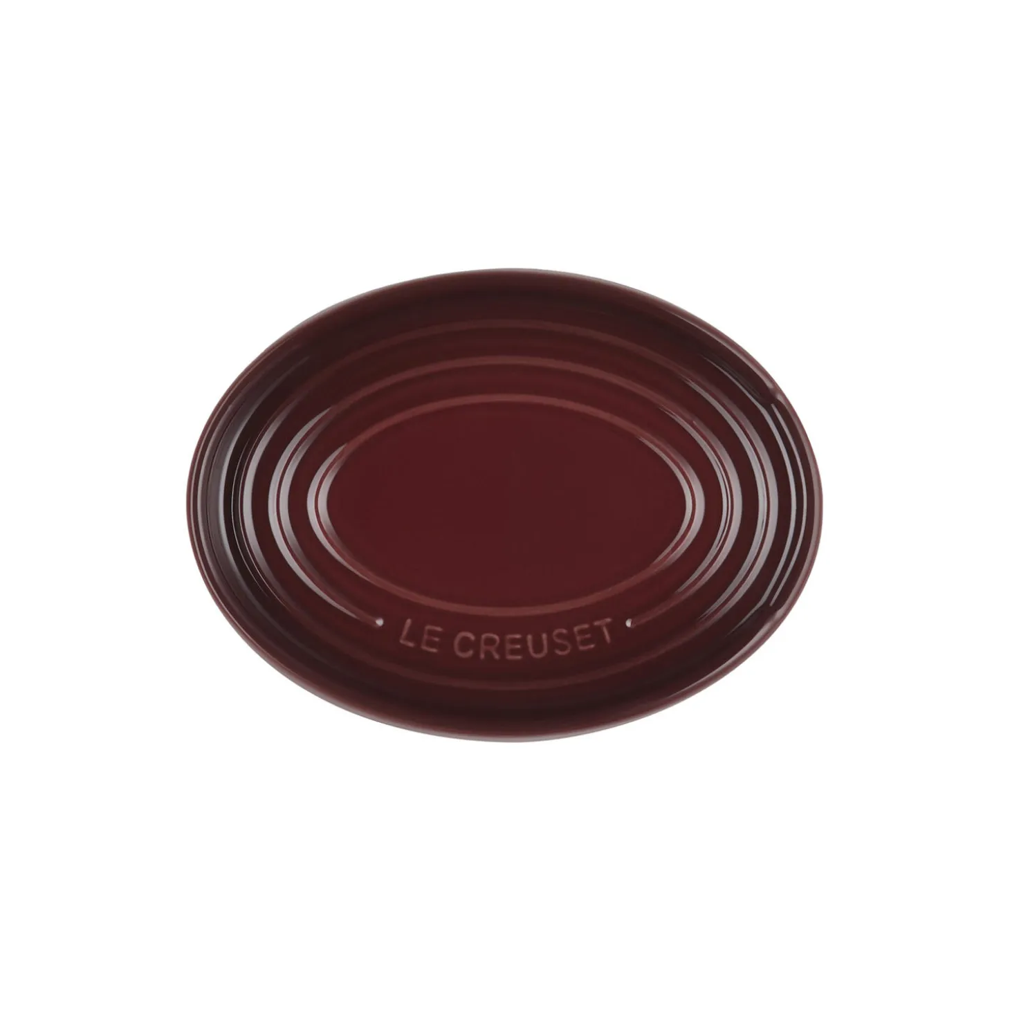 Oval gryteskjeholder, garnet