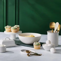 Oval gryteskjeholder, white