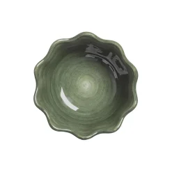 Oyster skål 13cm, forest green