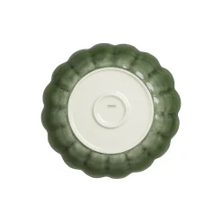 Oyster skål 31cm, forest green