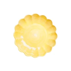 Oyster skål 31cm, yellow