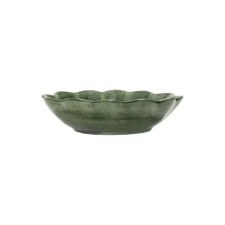 Oyster skål 18x16cm, forest green