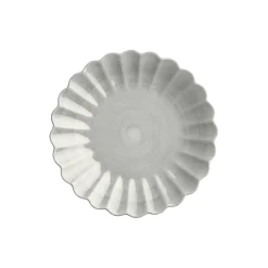 Oyster tallerken 20 cm, grey