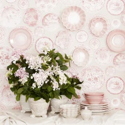 Oyster tallerken 20 cm, light pink