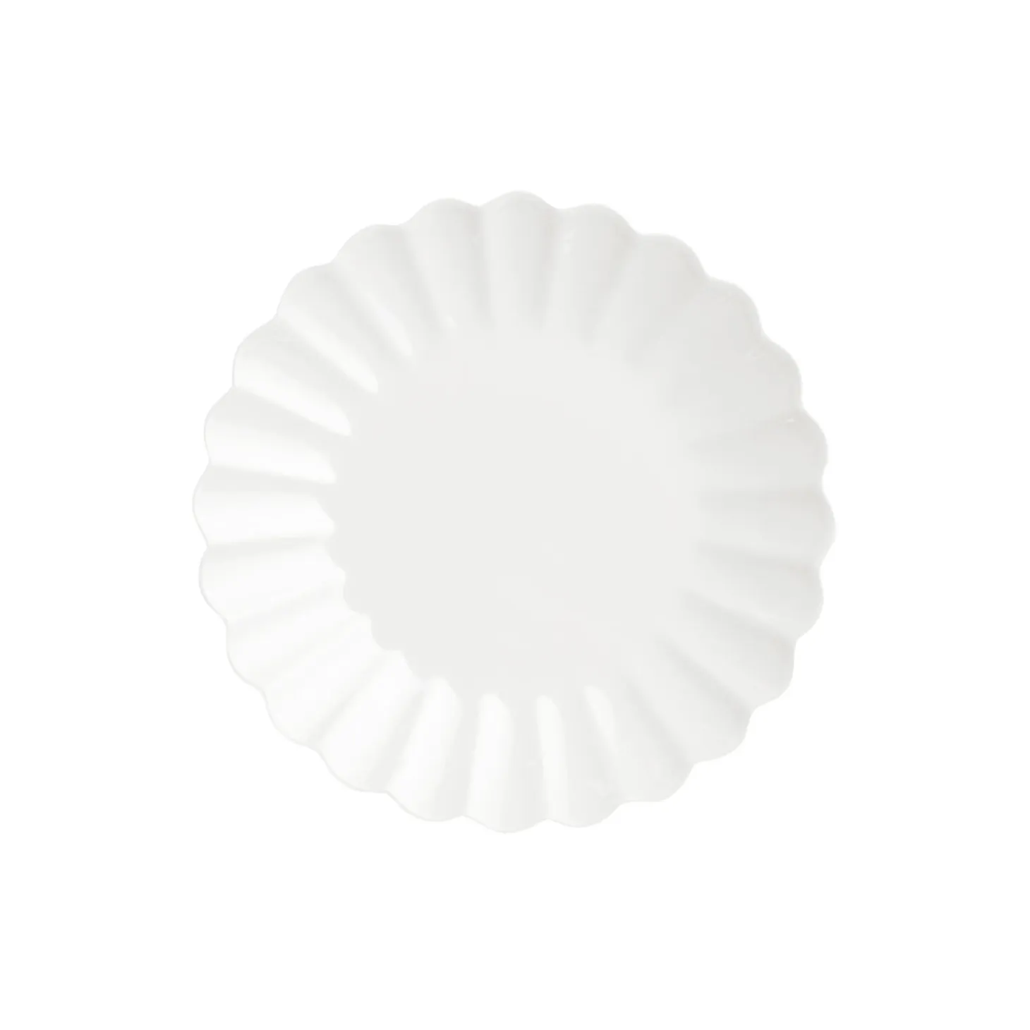 Oyster tallerken 28 cm, white