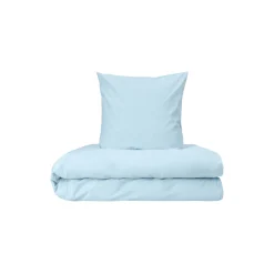 Percale sengetøy, light blue
